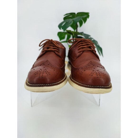 Cole Haan Men\'s OriginalGrand Brown Wingtip Oxford Shoes Size 10M US main image 6
